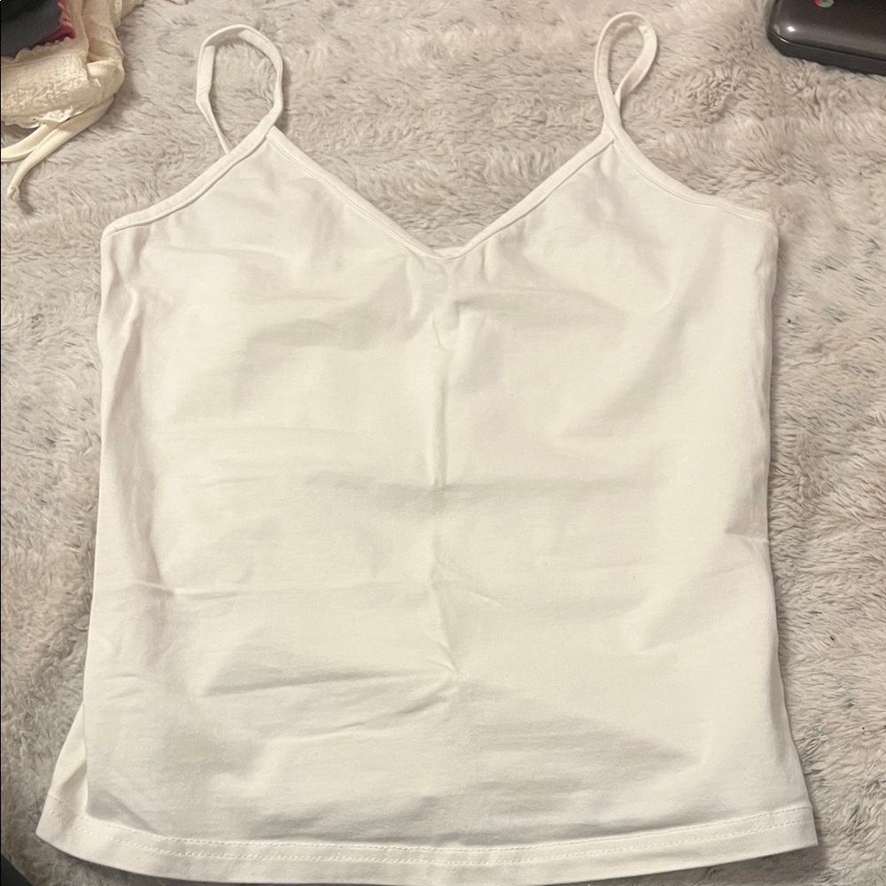 SHEIN Classic White Camisole Top